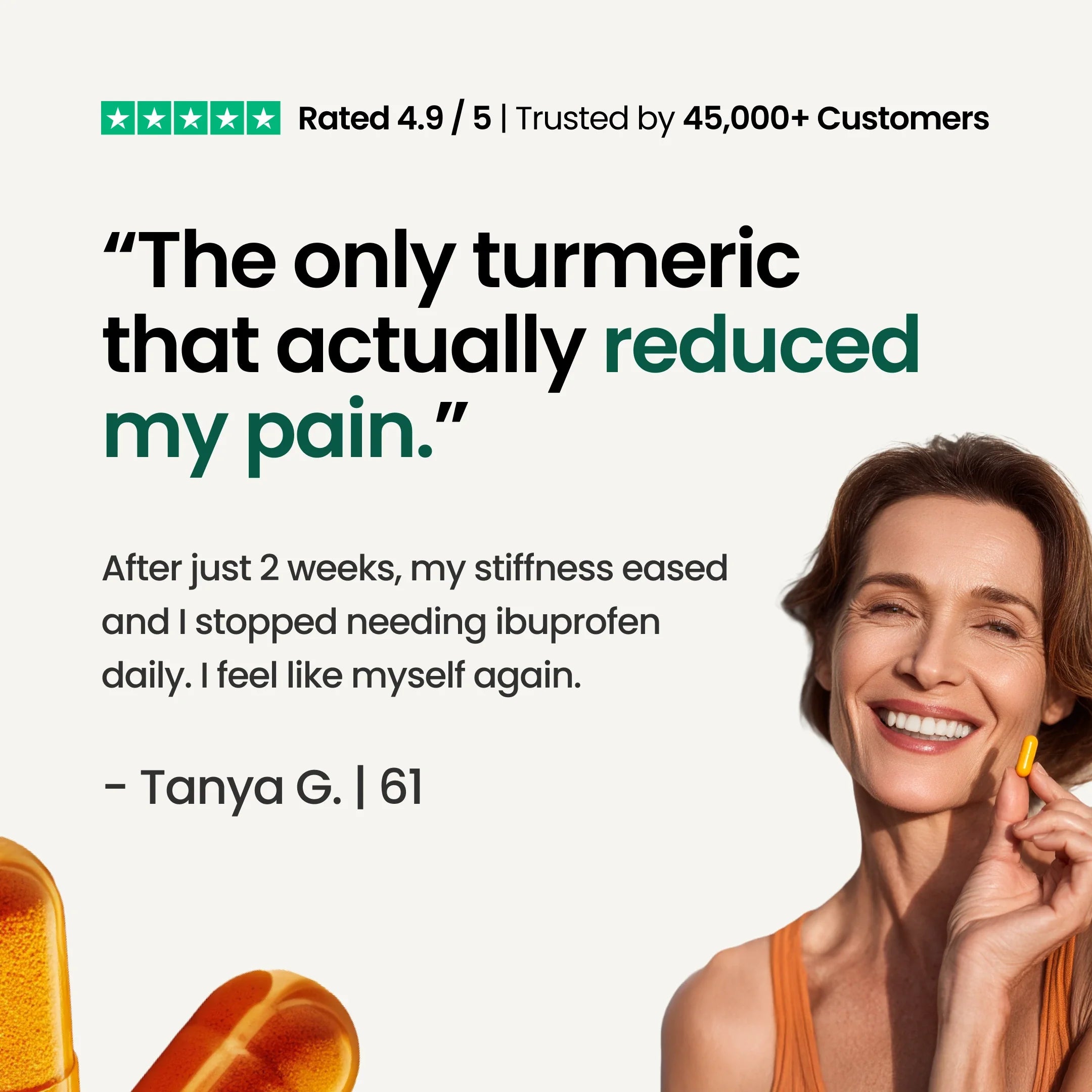 Pure Turmeric Curcumin Capsules (1,000mg)